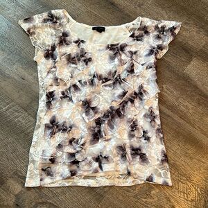 AB Studio Women’s Size Small Lace Top
